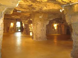 Dispositions des salles aux Caves de la Croix Douillard à Amboise